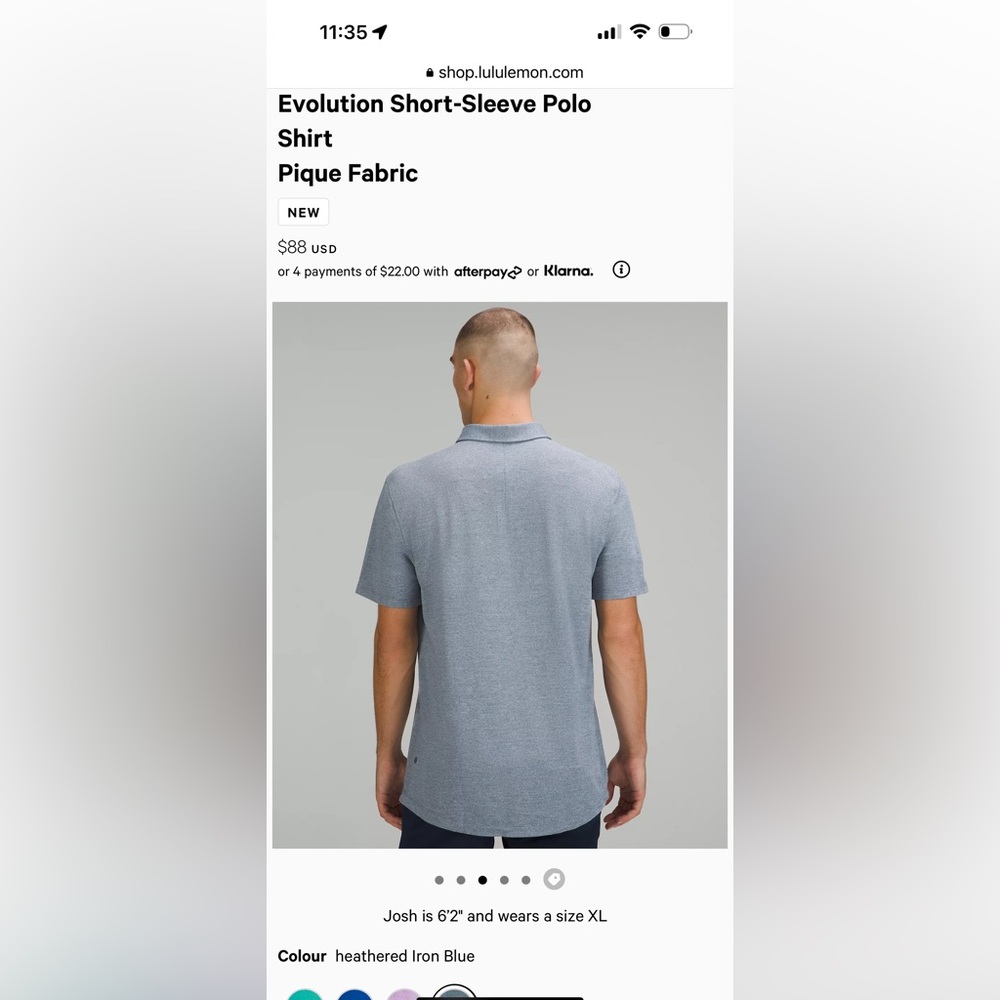 Evolution short sleeve polo